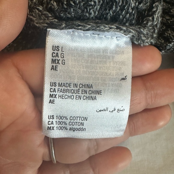 Sun + Stone Gray Knit Turtleneck Sweater - Picture 8 of 8